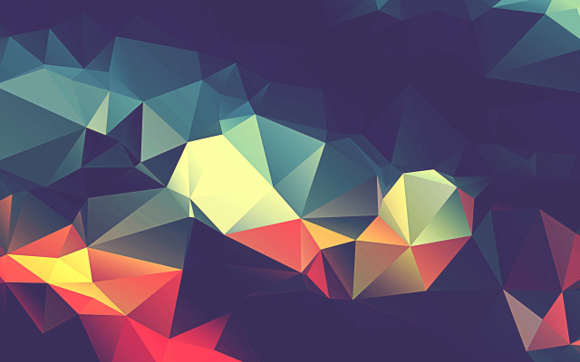 Colorful abstract background triangles black #2 free wallpaper for desktop - medium preview image