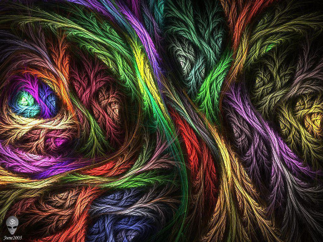 Colorful abstract background rainbow spiral free wallpaper for desktop - medium preview image
