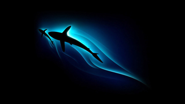 Plane ocean light shining airbrush free wallpaper for desktop - medium preview image