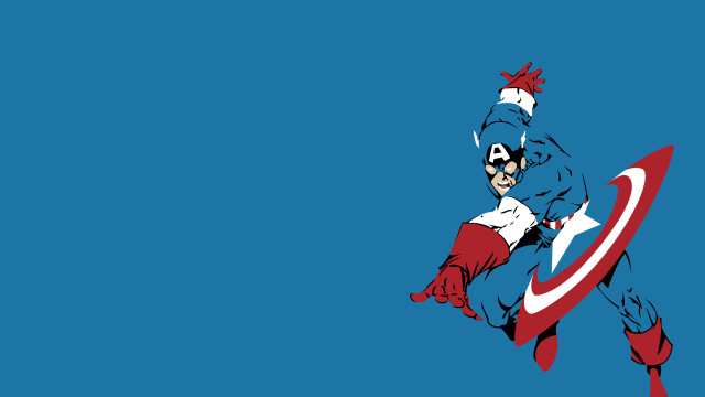 Captain america flying shield costume free wallpaper for desktop - medium preview image