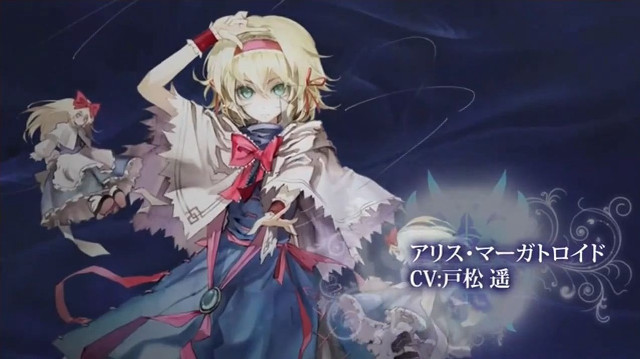 Anime whitehair blue dress redbow free wallpaper for desktop - medium preview image