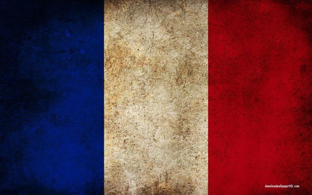 France flag grungy faded effect free wallpaper for desktop - medium preview image
