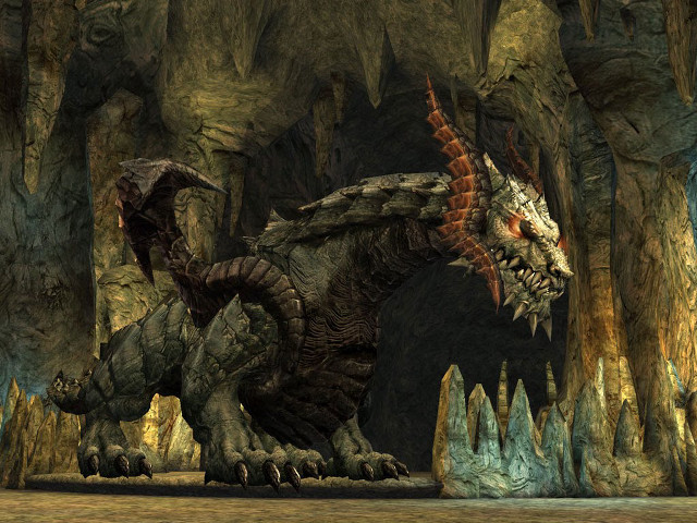 Large dragon cave rocks rock free wallpaper for desktop - medium preview image