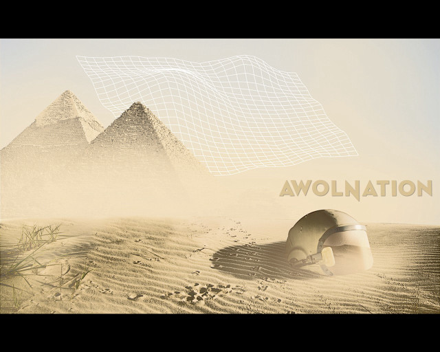 Desert tent pyramid sunset sand free wallpaper for desktop - medium preview image