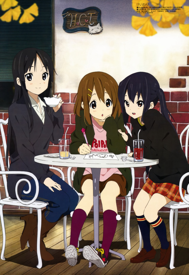 Three girls table cake man free wallpaper for mobile - medium preview image