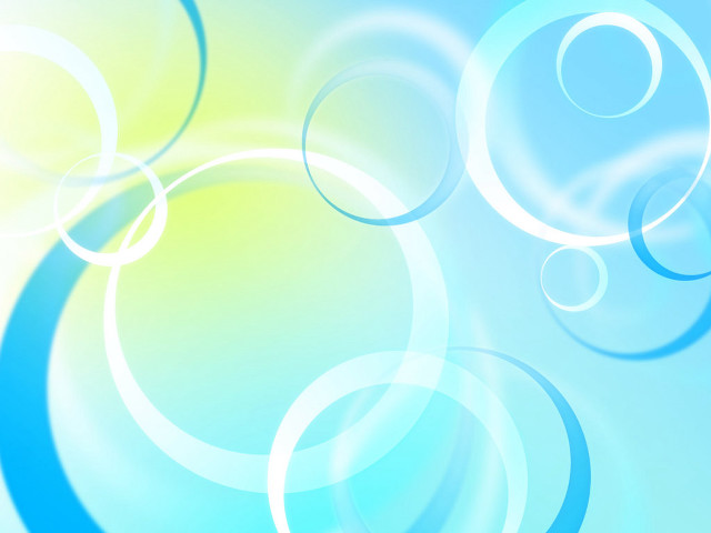 Blue yellow background circles bubbles free wallpaper for desktop - medium preview image