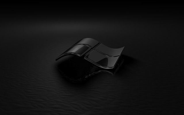 Black computer mouse black surface free wallpaper for desktop - medium preview image