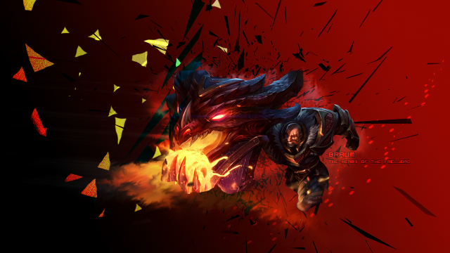 Demonic creature fire red background free wallpaper for desktop - medium preview image