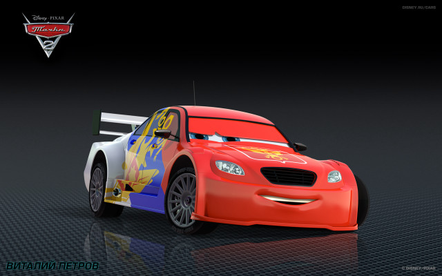 Cartoon racecar digitalrendering pixardisney vroom free wallpaper for desktop - medium preview image