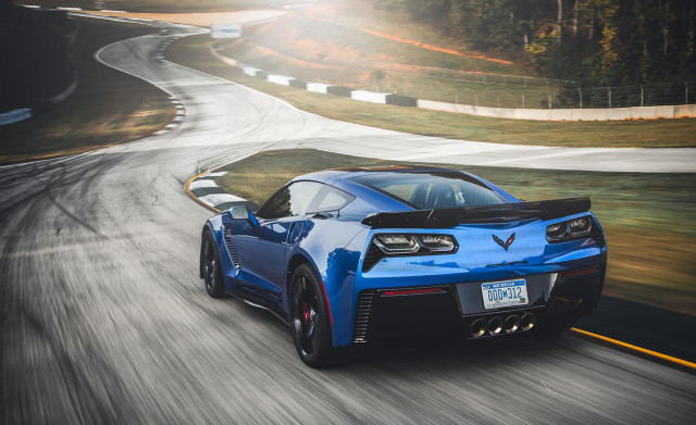 Blue sports car sunshine road free wallpaper for desktop - medium preview image