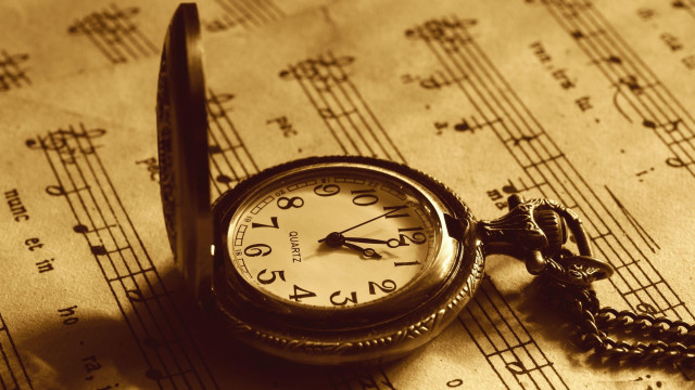 Pocket watch sheet music chain #2 free wallpaper for desktop - medium preview image