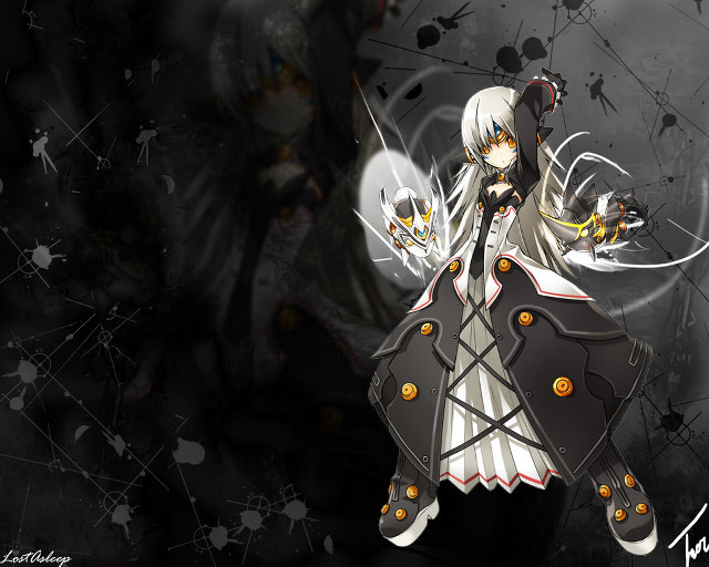 Anime sword dress stars gothic free wallpaper for desktop - medium preview image