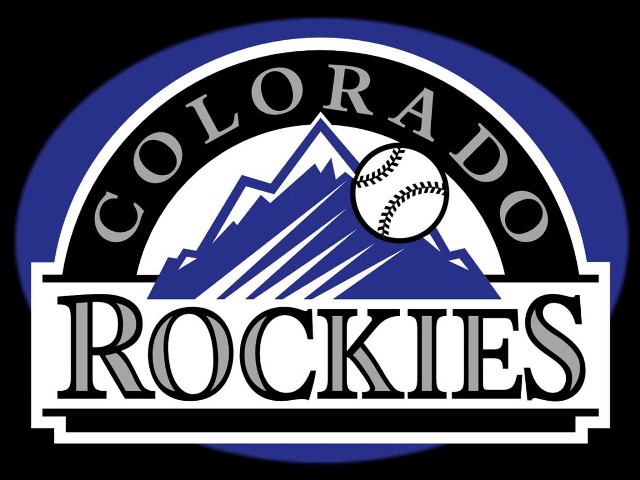 Colorado rockies baseball logo mountains free wallpaper for desktop - medium preview image