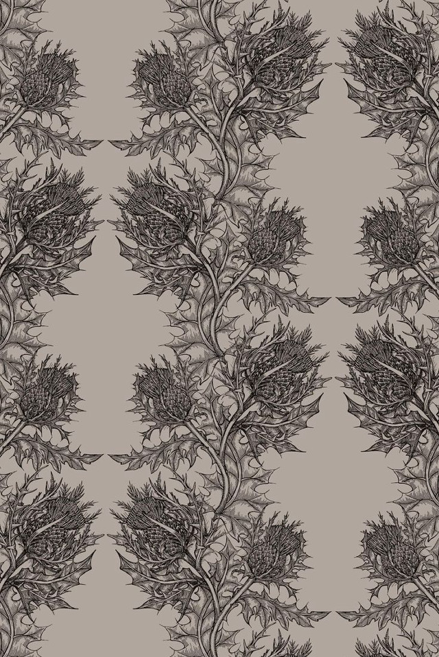 Leaves branches pattern gray background free wallpaper for mobile - medium preview image