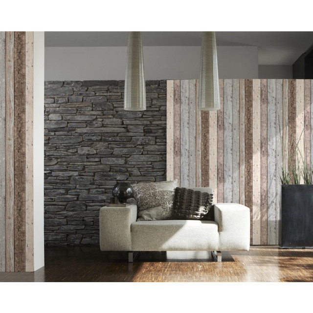 Living room couch stone wall free wallpaper for tablet - medium preview image