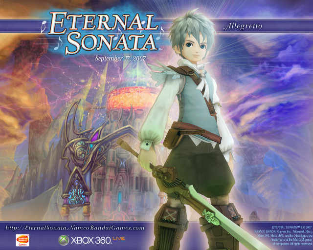 Eternal sonata character sword holding free wallpaper for desktop - medium preview image