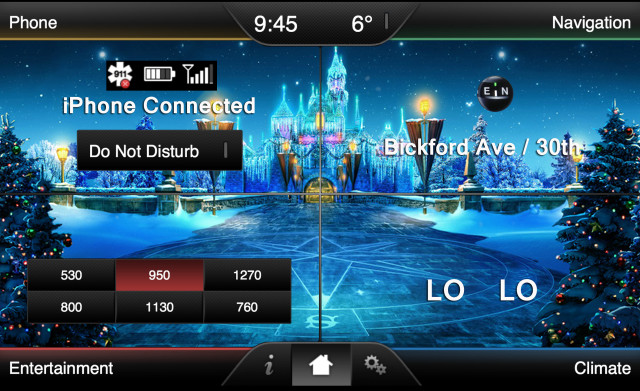 Christmas theme lights snow decorations free wallpaper for desktop - medium preview image