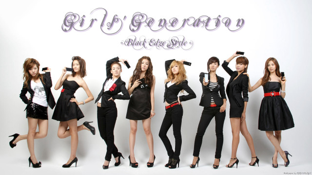 Girls generation group women white free wallpaper for desktop - medium preview image
