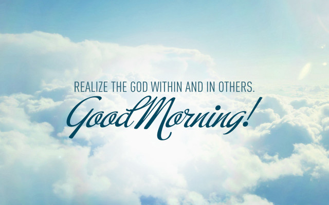 Relax god within good morning free wallpaper for desktop - medium preview image