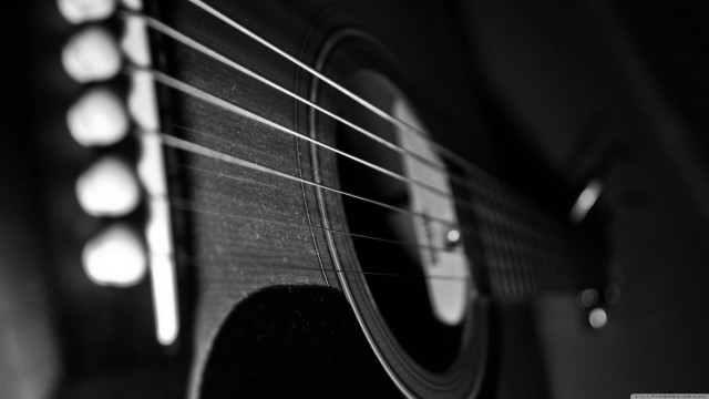 Black white guitar fret frets free wallpaper for desktop - medium preview image