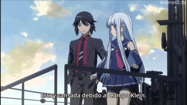 Anime characters balcony sky background free wallpaper for desktop - medium preview image