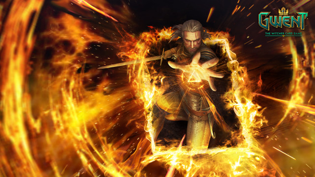 Armor suit flaming sword crown free wallpaper for desktop - medium preview image