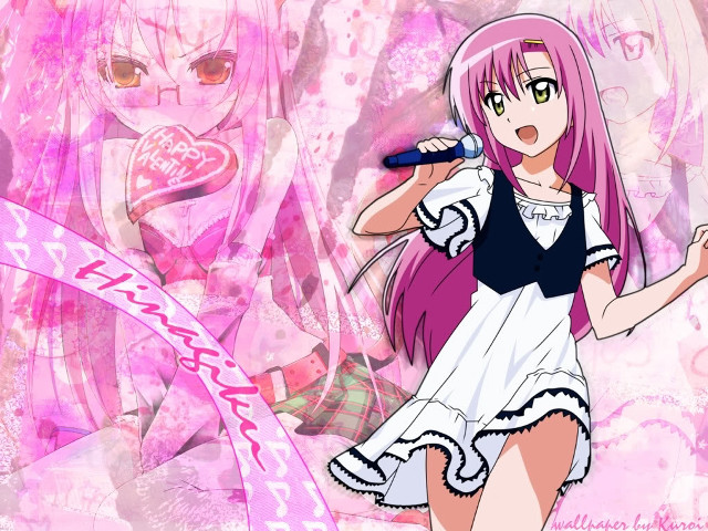 Girl pink hair microphone pink free wallpaper for desktop - medium preview image