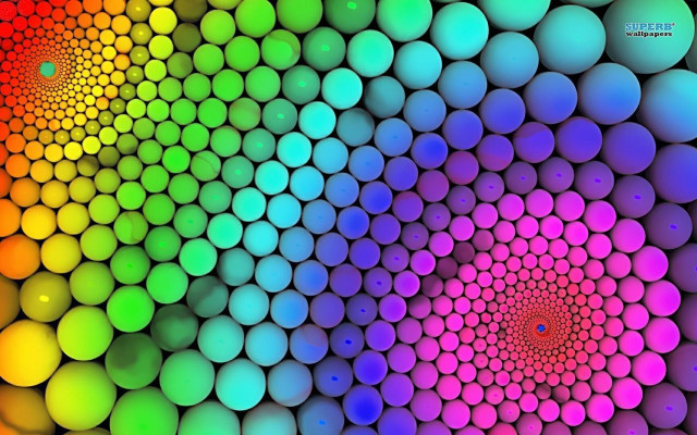 Colorful background circles spiral design #2 free wallpaper for desktop - medium preview image