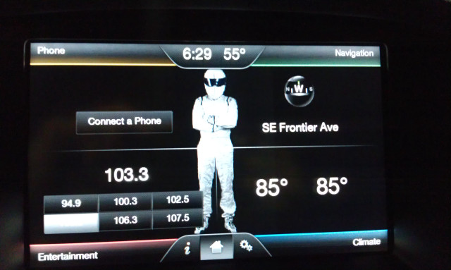 Car dashboard person display numbers free wallpaper for desktop - medium preview image