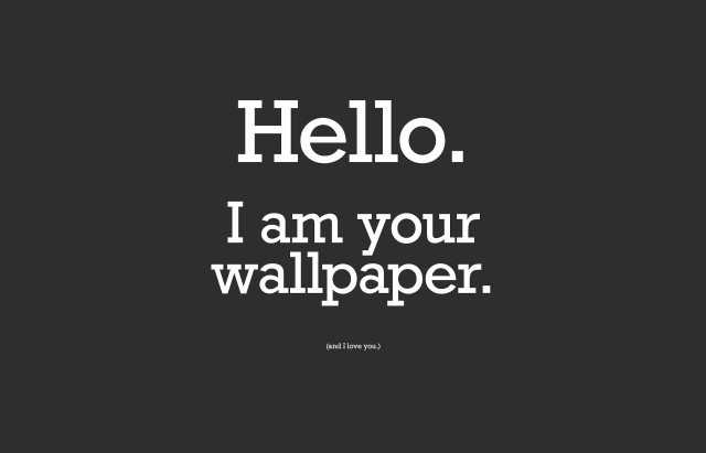 Hello i am your wallpaper #2 free wallpaper for desktop - medium preview image