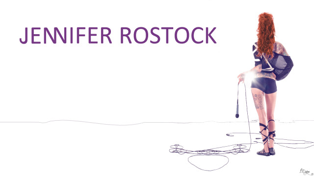 Woman backpack crutches standing white free wallpaper for desktop - medium preview image