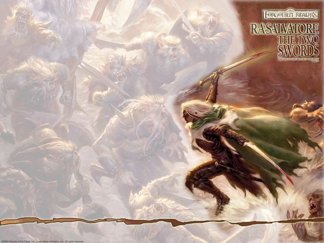 Man horse sword crowd painting free wallpaper for desktop - medium preview image