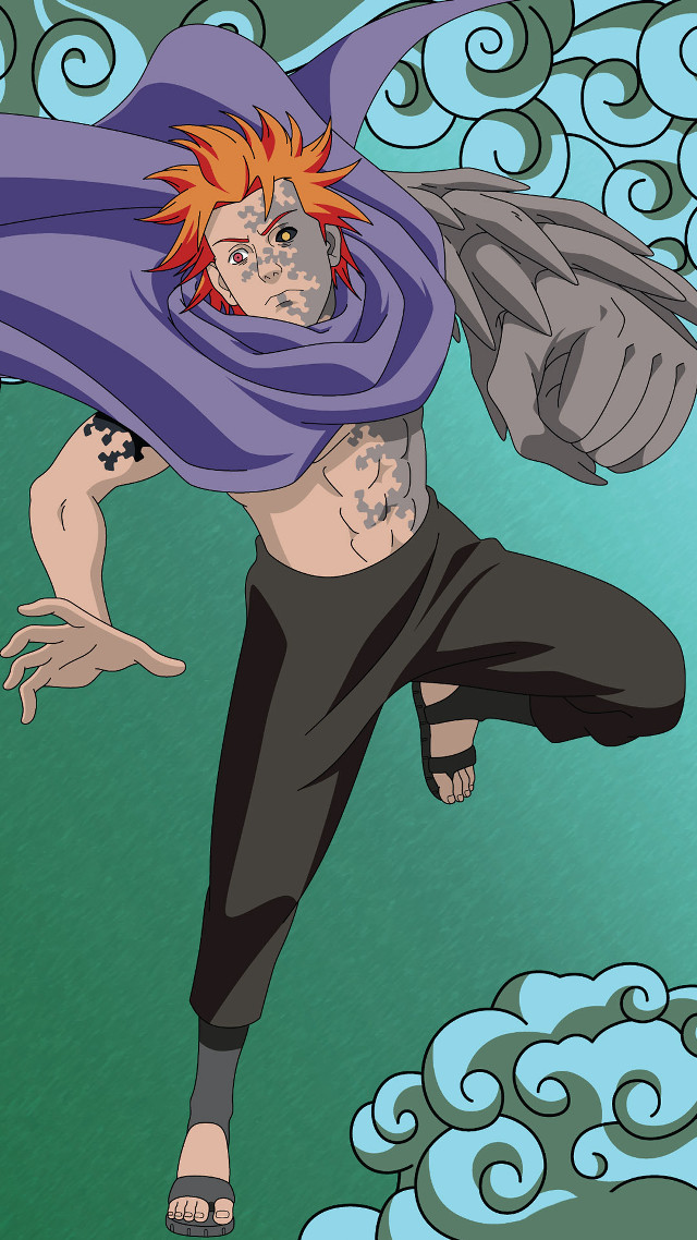 Flying man tattoos orange hair free wallpaper for mobile - medium preview image