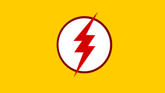 Red white lightning bolt yellow free wallpaper for desktop - medium preview image