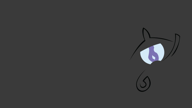 Black white cat purple eye free wallpaper for desktop - medium preview image