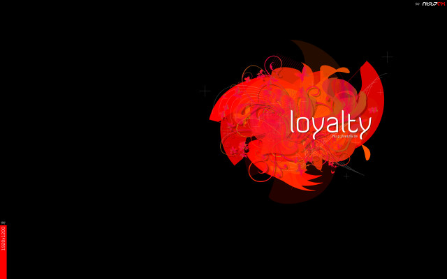 Red black background lovatty logo free wallpaper for desktop - medium preview image