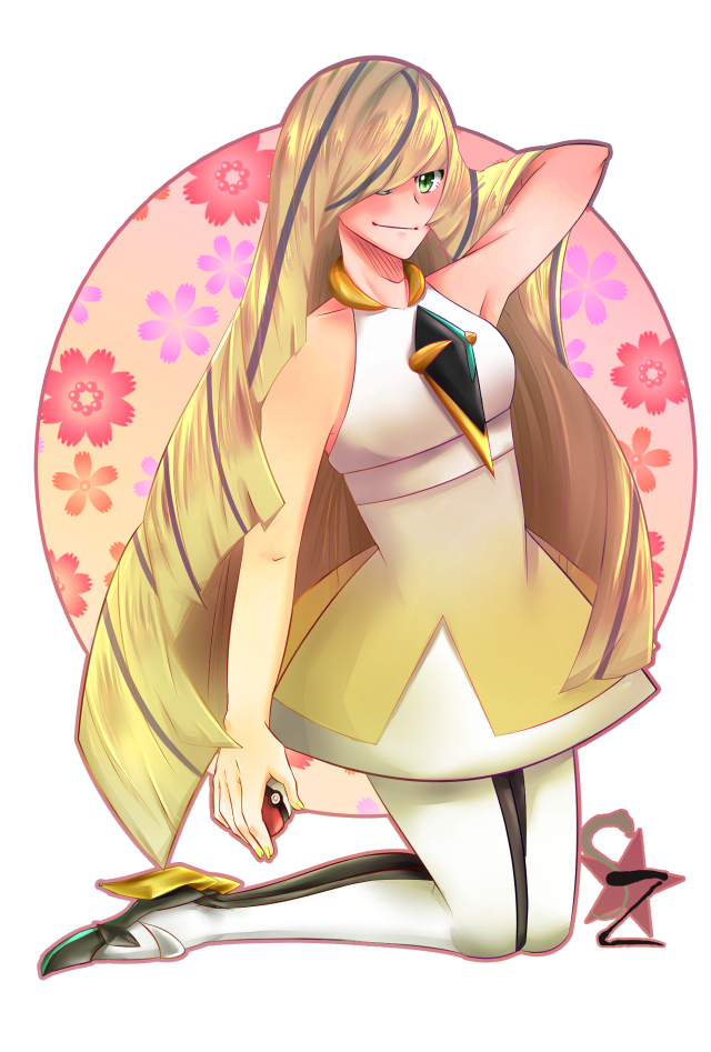 Cartoon girl blonde hair dress free wallpaper for mobile - medium preview image