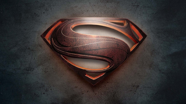 Superman logo dark background red #2 free wallpaper for desktop - medium preview image