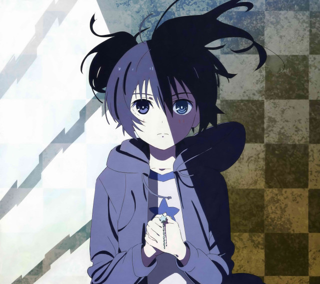 Girl cross checkered wall blue free wallpaper for tablet - medium preview image