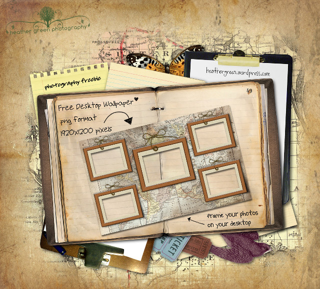 Book map bow items surrounding free wallpaper for tablet - medium preview image