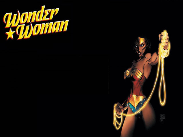 Wonder woman costume whipstick black free wallpaper for desktop - medium preview image