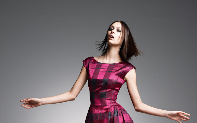 Woman dress arms outstretched hands free wallpaper for desktop - medium preview image