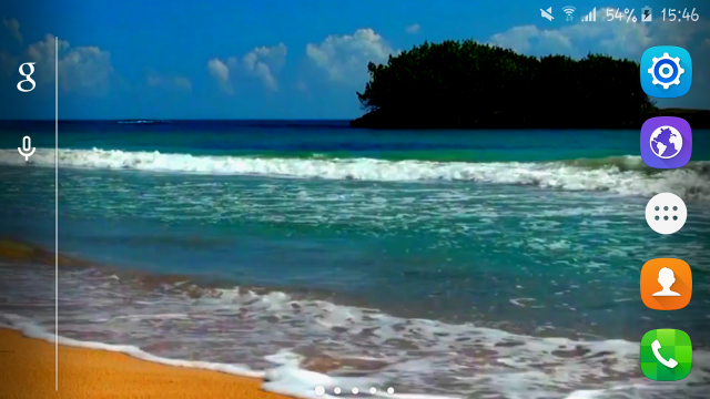 Beach icons tree sky background free wallpaper for desktop - medium preview image