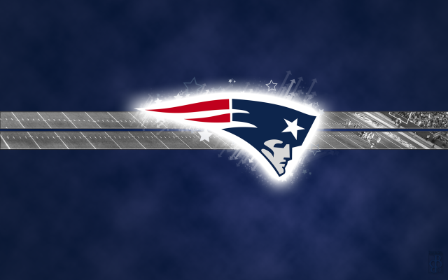 New england football logo blue #5 free wallpaper for desktop - medium preview image