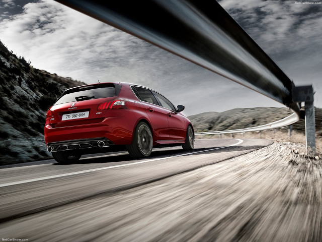 Red car driving road mountain free wallpaper for desktop - medium preview image