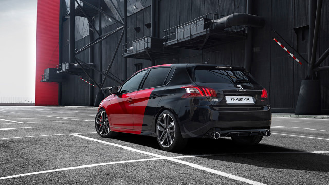 Red black car parking lot #3 free wallpaper for desktop - medium preview image