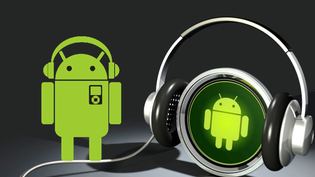Green headphone phone icon side free wallpaper for desktop - medium preview image