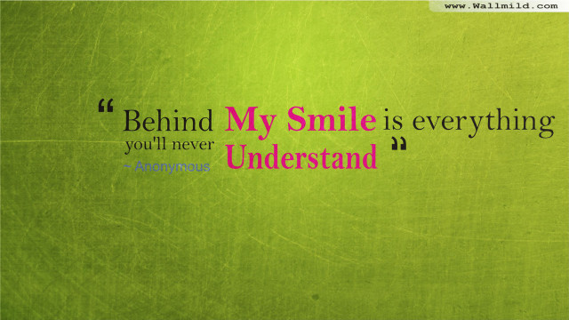 Green background quote behind my free wallpaper for desktop - medium preview image