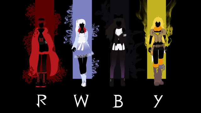 Group people black background rwby free wallpaper for desktop - medium preview image