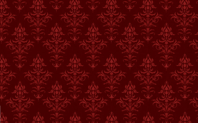 Red wallpaper floral design background free wallpaper for desktop - medium preview image